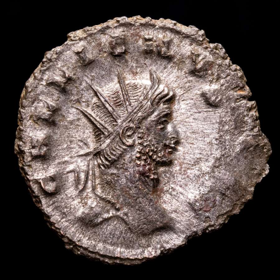 *Lucernae* Gallienus, sole reign Antoninianus VBERITAS AVG – Є Rome 264-265 AD