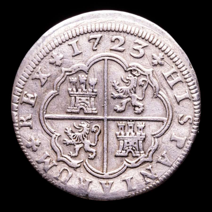 2 Reales - Felipe V, ceca de Madrid, 1723. Ensayador A. | Lucernae  Numismática