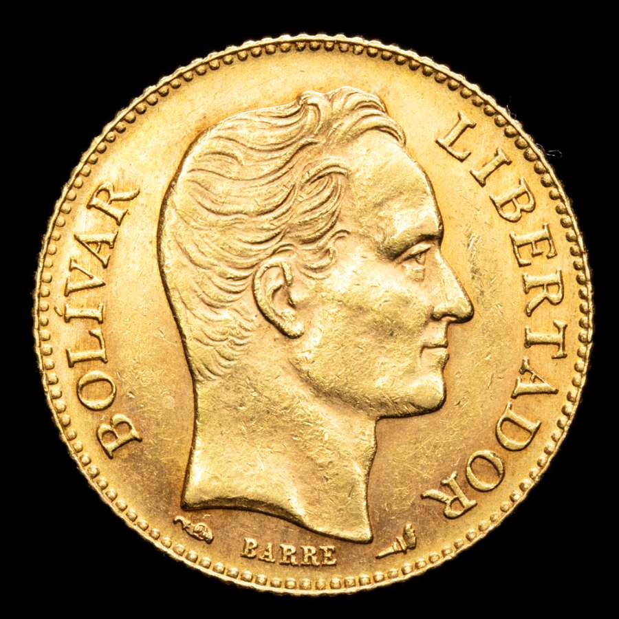 Venezuela 20 Bolivares 1911 - Oro - Simon Bolivar (Paris) | Lucernae  Numismática