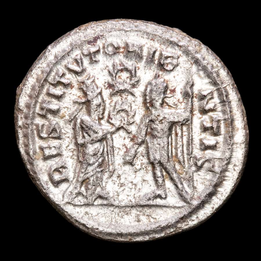 *Lucernae* Valerian I Antoninianus RESTITVT ORIENTIS***** Samosata 256/260 AD