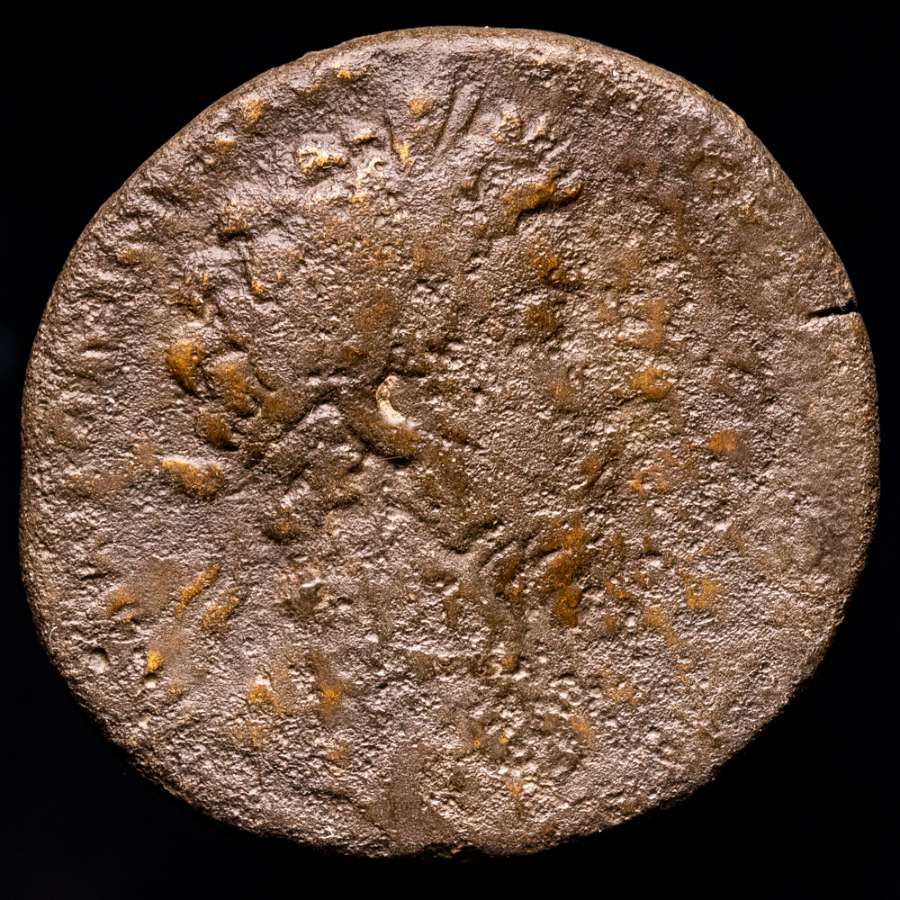 Marcus Aurelius, bronze sestertius - IMP VI COS III P P S-C, Victory ...