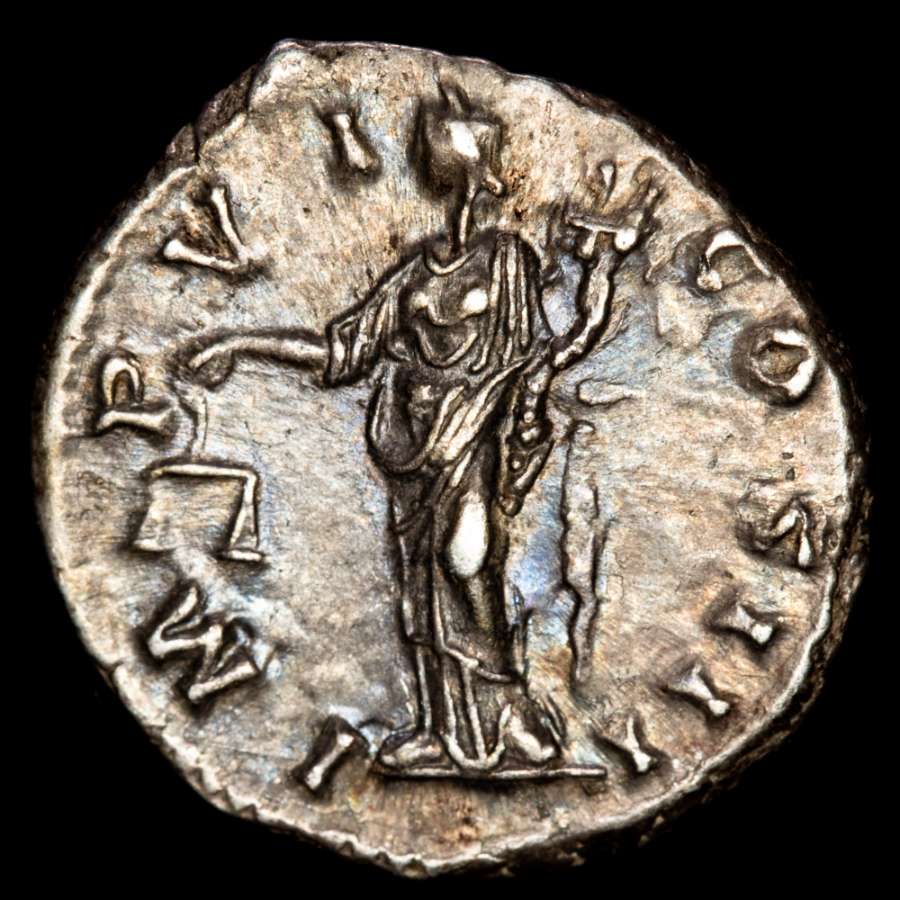 Roma - Marco Aurelio. Denario de plata. IMP VI COS III, Aequitas ...
